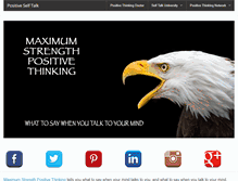 Tablet Screenshot of positiveselftalk.com